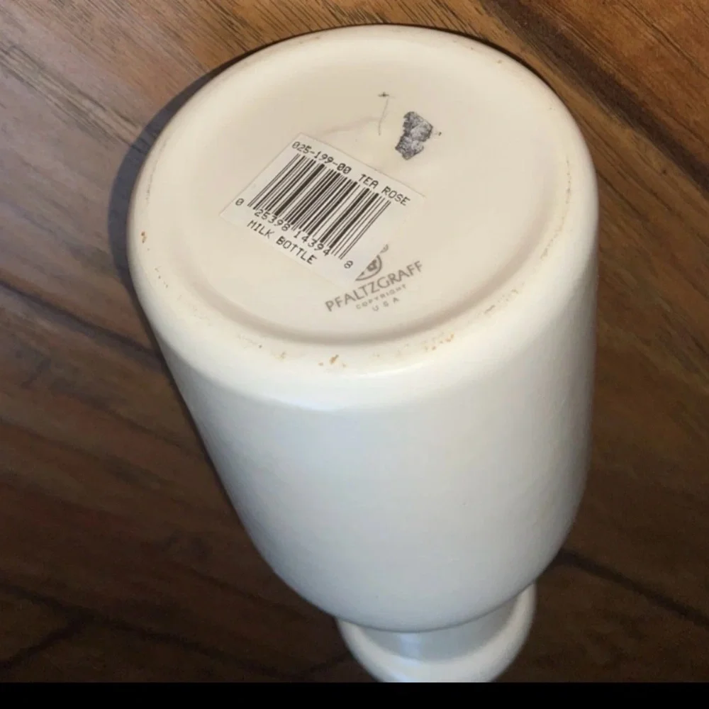 Pfaltzgraff Tea Rose Milk Jug Jar Vase Stoneware EUC